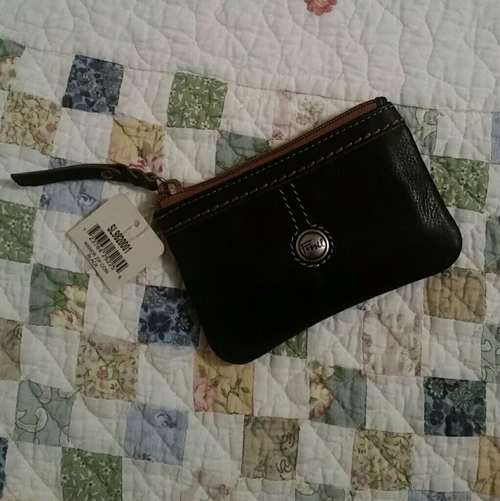 NWT Fossil coin purse/I.D. Wallet
